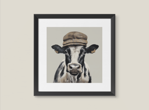 Barnaby Cow Country Art Print