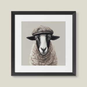 Rupert Sheep Country Art Print