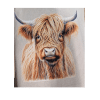 Highland cow tote bag
