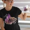 Crystals and coffee T-shirt
