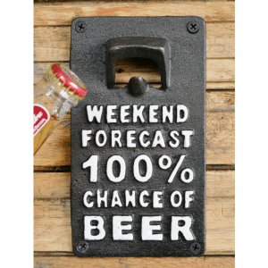 100 chance of beer
