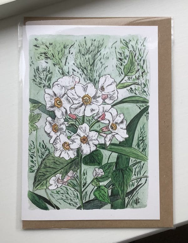 'Flowers at Howick' Greeting Card