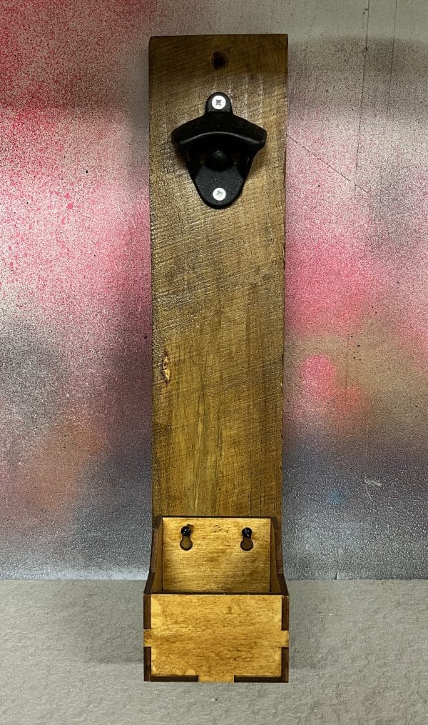 Bottle Opener with removable cap catcher