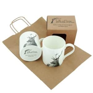 Pair of stag mugs