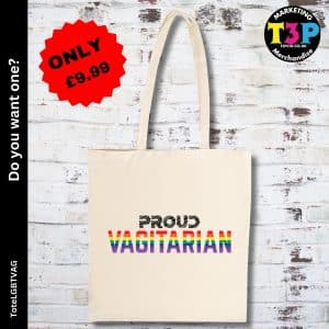 Proud Vagitarian tote bag