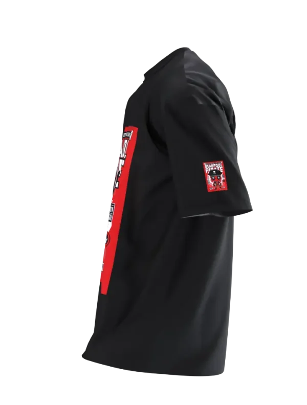 T3P Dead Pool 2 Sided and Arm Tag T-shirt Side