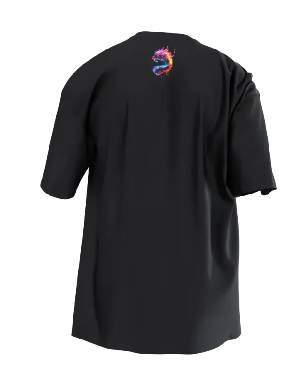 T3P Fluorescent Dragon T-Shirt Back