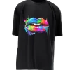 T3P Fluorescent Lips Shirt Front