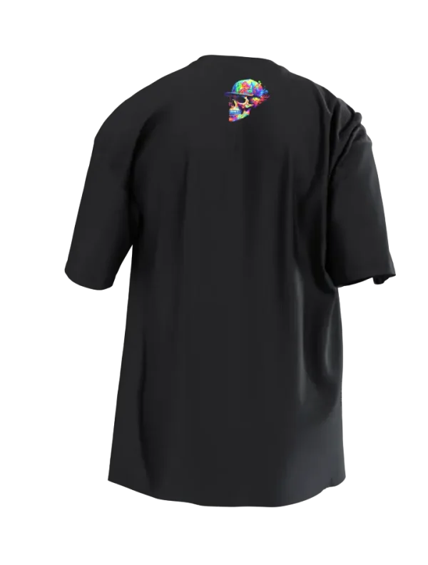 T3P Fluorescent Skull Cap Shirt Back