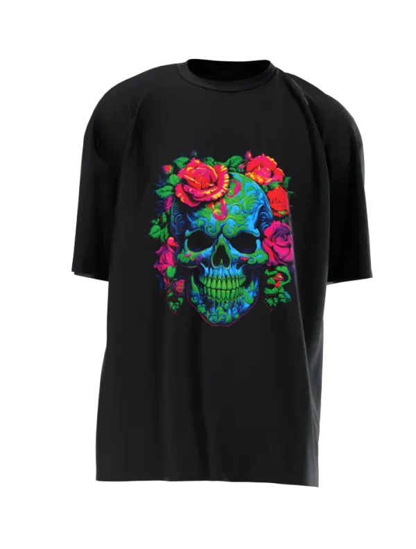 T3P Green Skull Shirt Front
