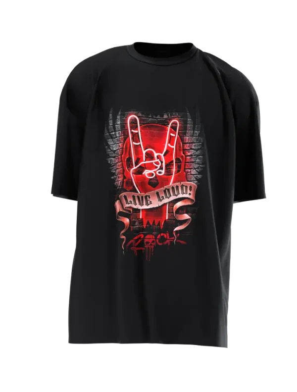T3P Lets Rock Shirt Front