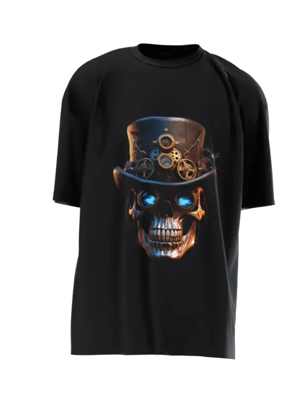 T3P Steam Punk Skull Shirt Front
