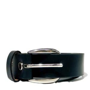 Black Womens' Leather Belt