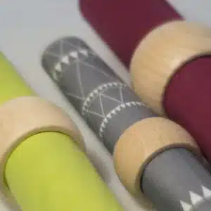 Home Page 42 Set of 6 Beech Wood Napkin Rings – Natural Finish