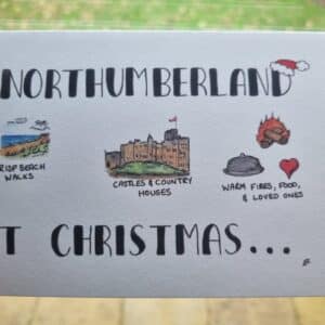 ‘Northumberland at Christmas’ Greeting Card
