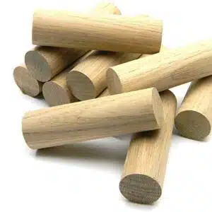 Oak Dowel 30mm x 200mm Length- Pack of 10